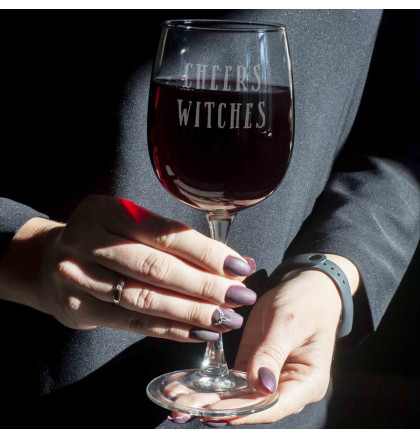 Бокал для вина "Cheers witches", фото 3, цена 290 грн